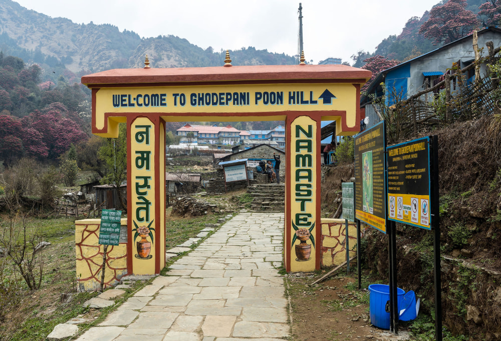 Trekking bis Ghorepani (2.880 m)